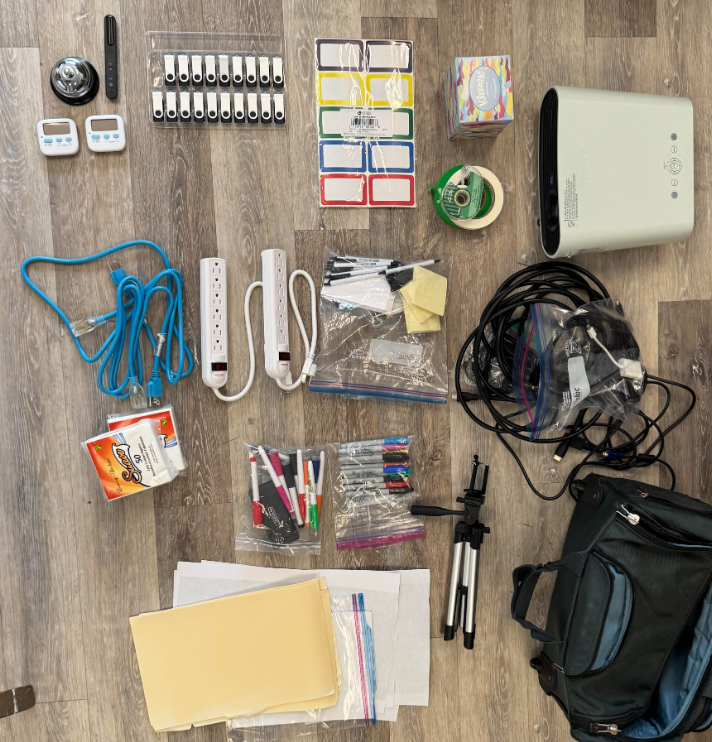 Image of workshop kit contents