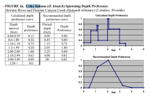 coho spawning and depth